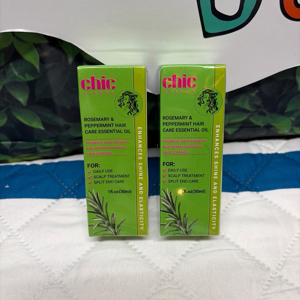 Chic Hair Care Rosemary Essential Oil Treatment Split End Amazing Formula 2 Pack